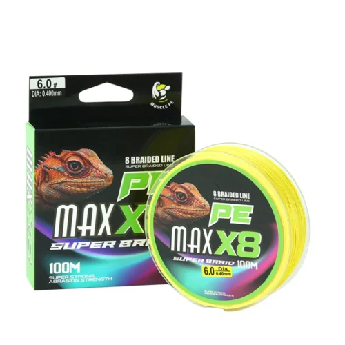 4 x Strand Multifilament Braided Fishing Wire  Super Strong PE Line for Carp   Freshwater Fish  6 100lb Test  Smooth Surface  100m Spool