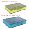 1pc Double Sided Fishing Tackle Box With For Hooks  Lures  And Baits   Portable Fishing Accessories Organizer fishing box