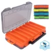 1pc Double Sided Fishing Tackle Box With For Hooks  Lures  And Baits   Portable Fishing Accessories Organizer fishing box
