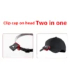Fishing headlight with clip cap  USB charging headlight  induction headlight
