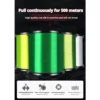 500m  Nylon Fishing Line Rope Carbon Fiber Coating Fly Fishing Line Monofilament Carp Fishing Line tali pancing