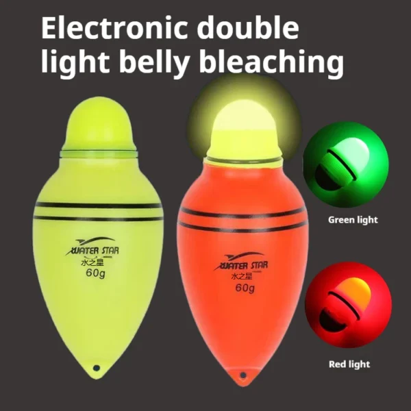 lampu Pelampung Pancing Besar LED Nano Electronic Luminous Big Belly High Sensitivity Fishing Float Pelampung Mancing