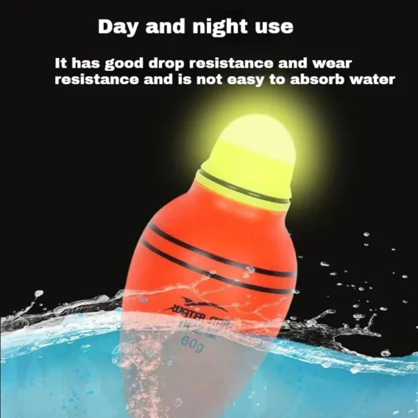 lampu Pelampung Pancing Besar LED Nano Electronic Luminous Big Belly High Sensitivity Fishing Float Pelampung Mancing