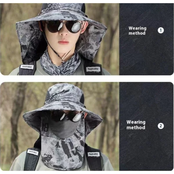 cn-11134207-7ras8-m6dick2lpnli12.webp Camo Sunscreen Hat Fishing Sun Shading Neck Protection Breathable Windproof Hiking Tea Picking pography face covering shawl