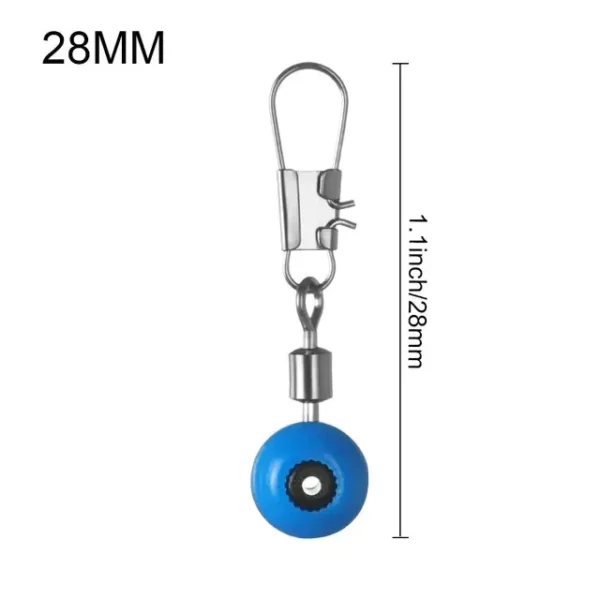 10pcs Swivels Tackle Sea Bean Connector Metal Snap Fishing Hook Fishing Float Bobber Stops Space Beans Swivel Connectors