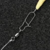 10Pcs Fishing Accessories Eight ring Connector Stainless Steel Snap Fishhook Swivels Tackle for Hooks Fishing