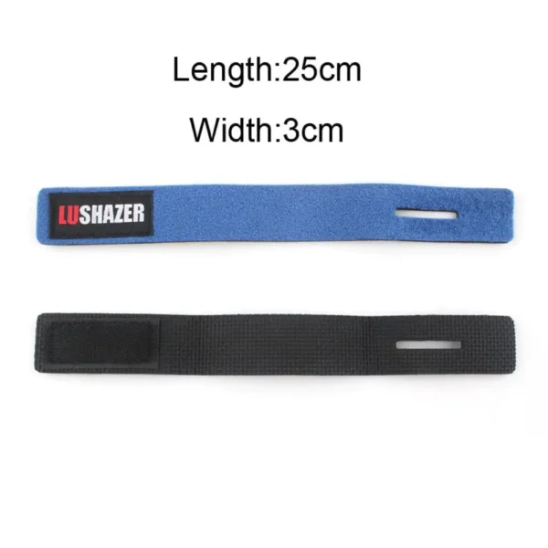 1 PC Fishing Rod Wrap Pole Straps High Elastic OK Cloth Carry Straps Non slip Firm Fishing Rod Belts For Spinning Rods Fly Rods