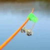5PCS Rod Tip Clamp Fishing Pole Fish Bite Lure Alarm Fishing Bells Fishing Accessory Gifts Night Fishing Alarm Clip