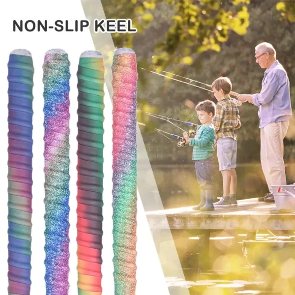 Fishing Rod Grip Sweatband Non slip Bicycle Handlebar Tape For Badminton Tennis Grip Outdoor Sports Accessories L8U4