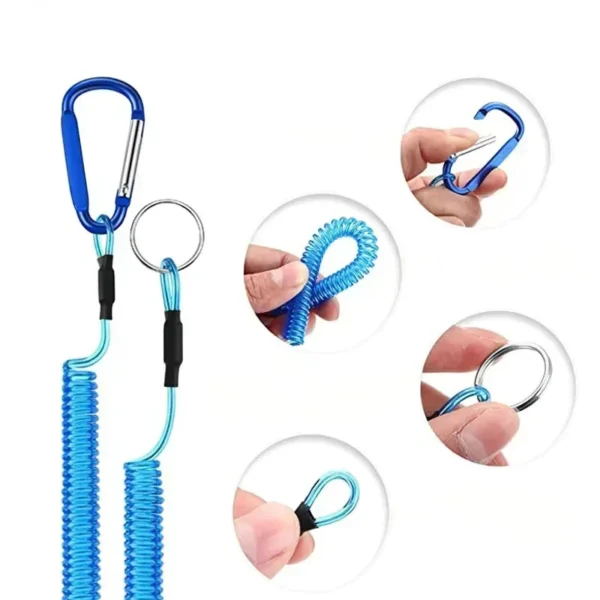 Fishing Rope  Spiral Design Safety Line for Fishing Tools  Durable and Reliable