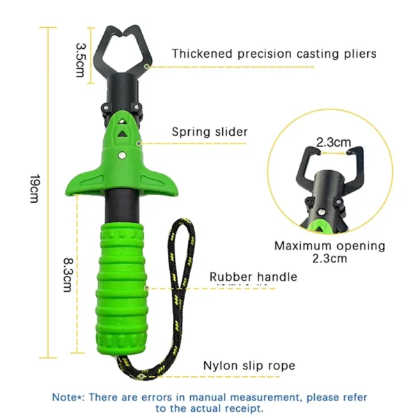 Professional Fishing Pliers with Stainless Steel Tweezers and Cutter   Multifunctional Fish Lip Gripper for Ultimate Catching Experience