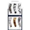 Tattoo arm sleeves for men and women summer fishing ice silk long sleeved cycling gloves outdoor sun protection