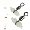 10Pcs Lot Luminous Swivels Fishing Rolling Swivels Connector Sea Tackle Hook Connector Night Fishing Freshwater   Sea Fishing