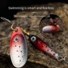 9g 7cm Sequ Iscas Artificial Hard Baits Rotating Metal Spinner Fishing Lures Crap Bass Pike Treble Hook Tackle Accessories