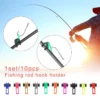 1Pcs Fishing Hook Secure Holder Jig Hooks Safe Keeping For Fishing Rod Tool Lure Accessories Bait Holder Fishing Tool