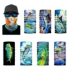 Half Face Neck Head Scarf Buff Bandana Headband Silk Cycling Fishing Motor Outdoor Mask Topeng Muka