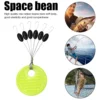 60pcs 10 Group Set Profession Rubber Space Beans Oval Stopper Float Fishing Carp Olive Fishing Tools