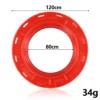 Random Color Fishing Line Coiling Plate Handle Wire Winding Hand Reel 12x8cm Plastic Handle Wire Winding Ring Fishing Line Reel