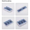 Splicing Glow in The Dark Clear Waterproof Hooks Baits Angling Tool Box Fishing Accessory Container Magnetic Lures Box