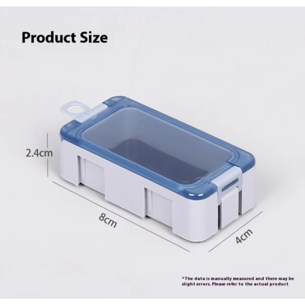 Splicing Glow in The Dark Clear Waterproof Hooks Baits Angling Tool Box Fishing Accessory Container Magnetic Lures Box