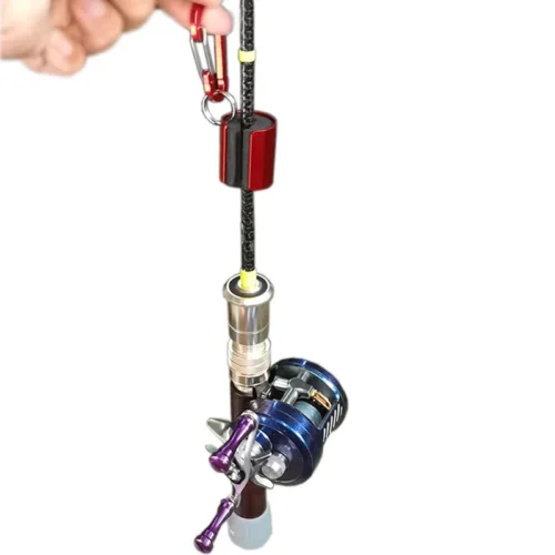 Fishing Rod Holder Lure Portable BFS Aluminum Alloy Fly Fishing Tackle Quick Rod Assistant Tools
